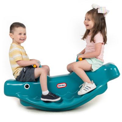 Whale Teeter Totter – Blue