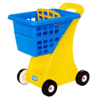 Shopping Cart Blue and Yellow